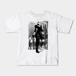 yoRHa android Kids T-Shirt